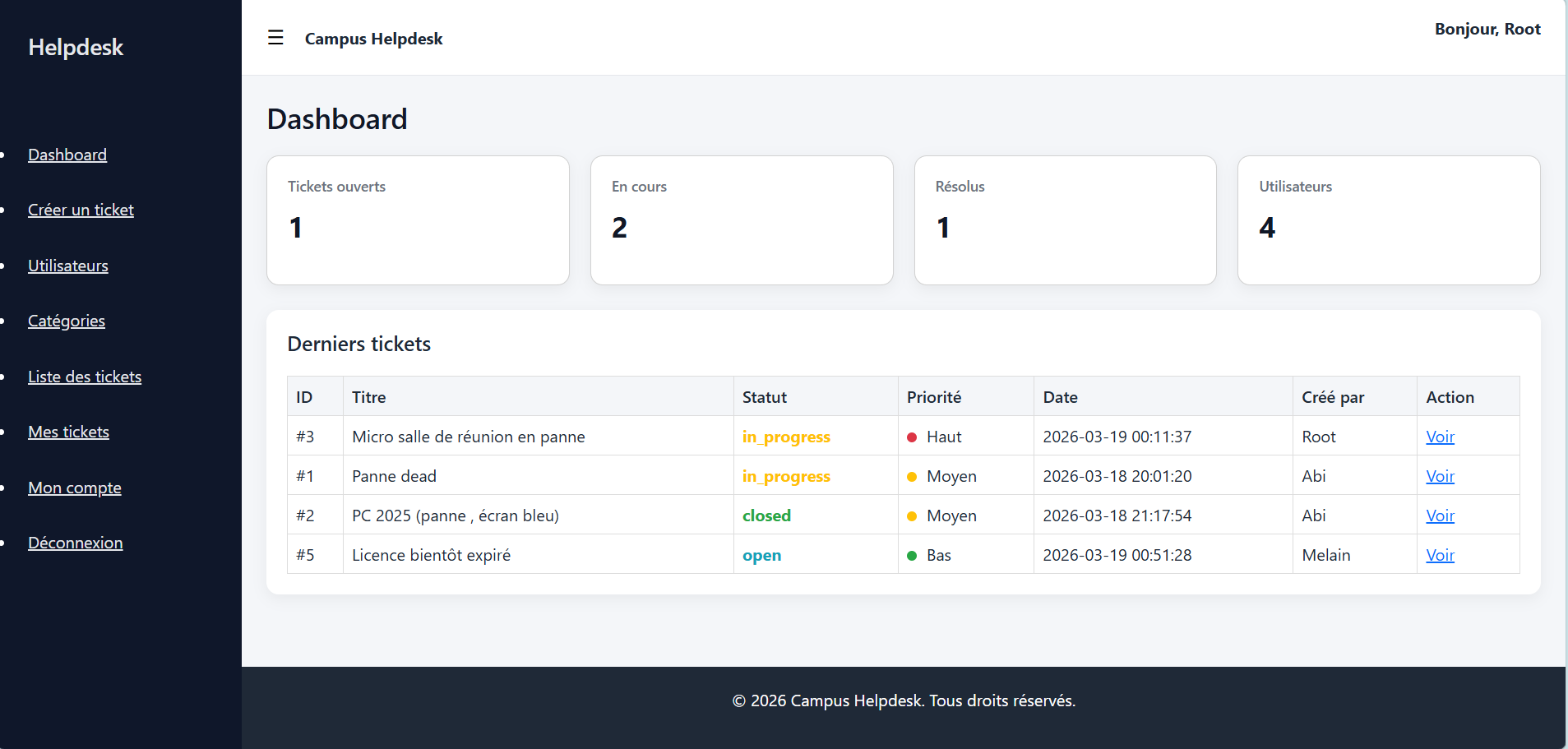 Helpdesk